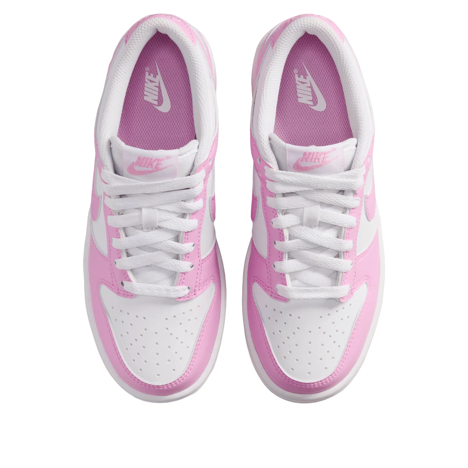 Кроссовки Nike Dunk Low 'White Pink Rise' IU7766-125, белый — фото 3