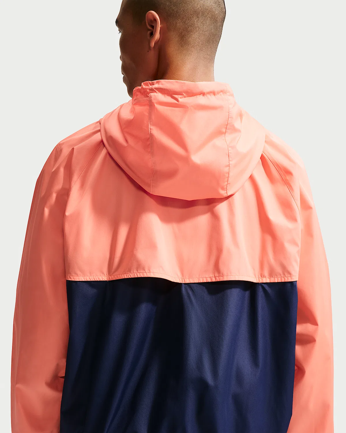 Мужская утепленная куртка Nike Windrunner, Orange Frost/Midnight Navy/Midnight Navy — фото 2