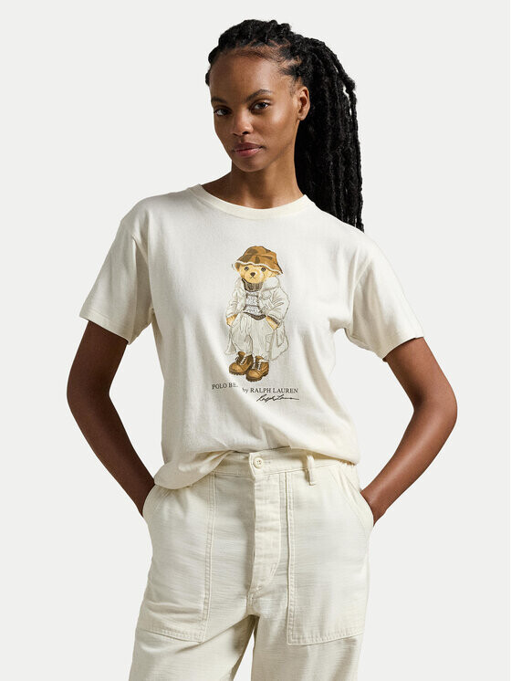 

Футболка стандартного кроя Polo Ralph Lauren, белый