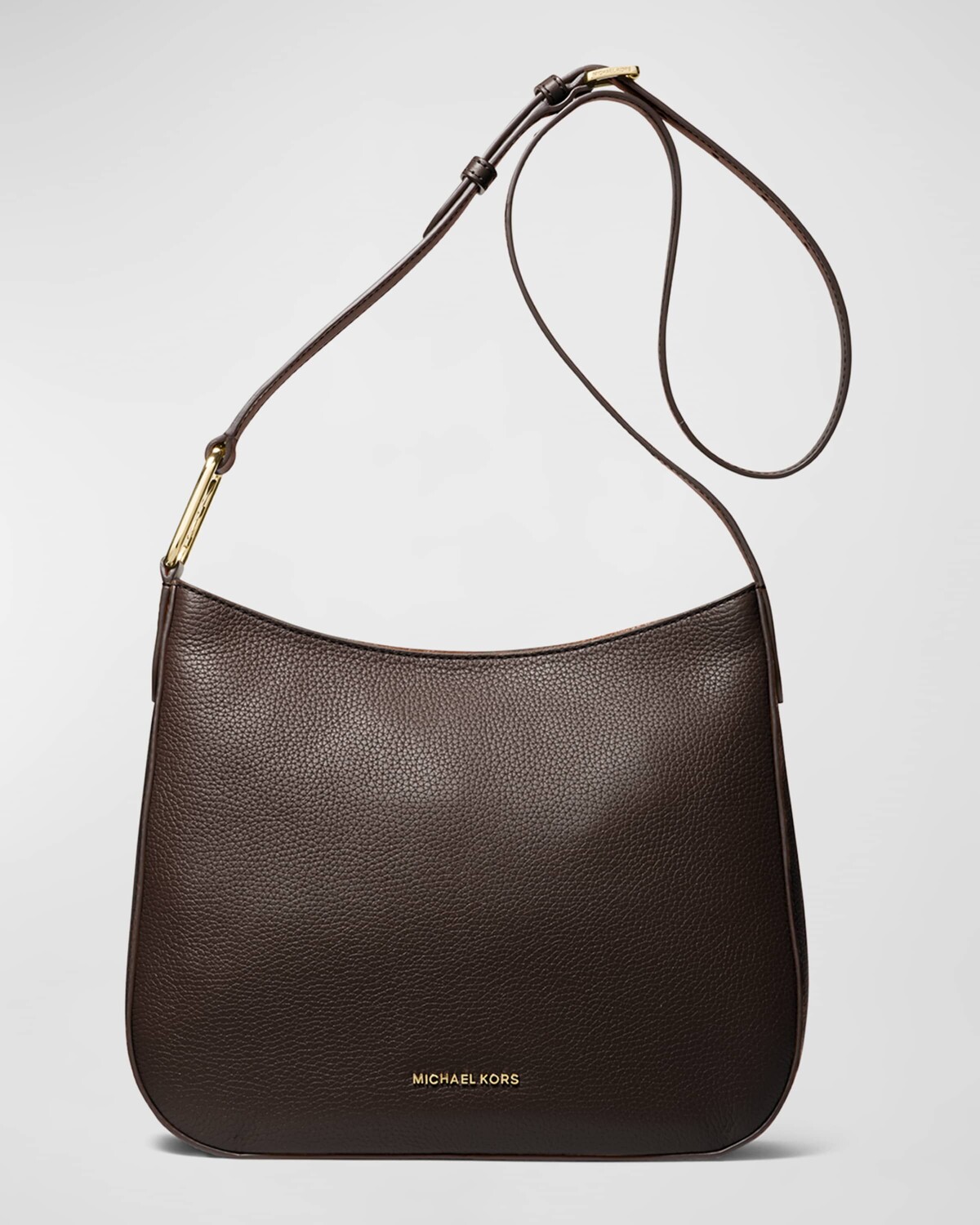 

Большая кожаная сумка через плечо Kensington на молнии MICHAEL Michael Kors, цвет Black