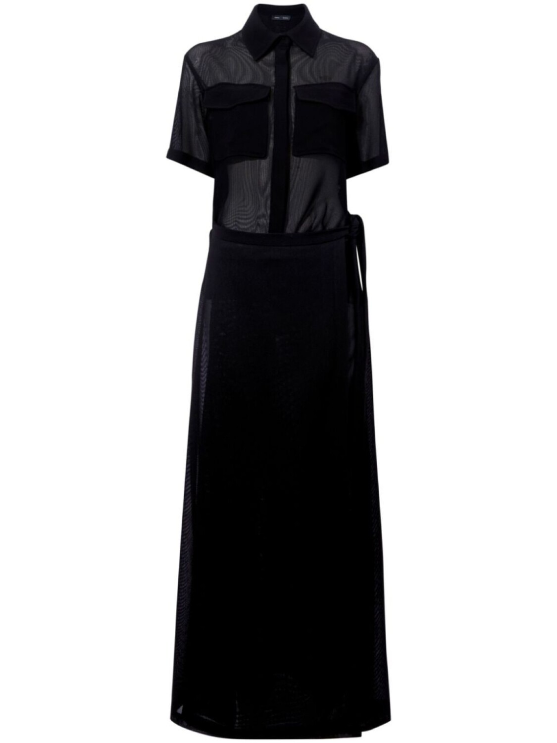 

Proenza Schouler полупрозрачное платье Emory, черный