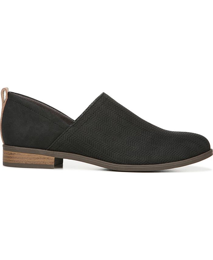 Женские слипоны-линейки Dr. Scholl's, цвет Black Embossed Faux Leather — фото 2
