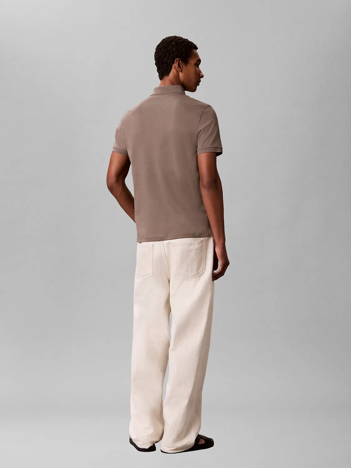 Рубашка Calvin Klein коричневого цвета — фото 4