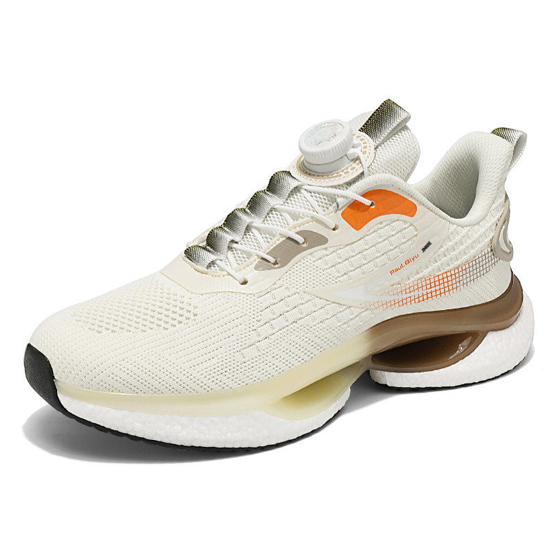 

King Jinmai Износостойкие дышащие мужские низкие кеды бежевые, цвет Beige