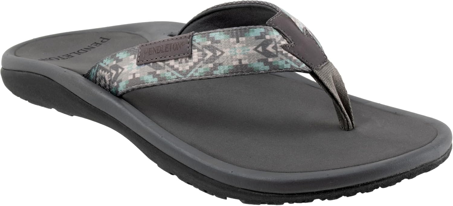 

Мужские вьетнамки Pendleton с узором Carico, серый