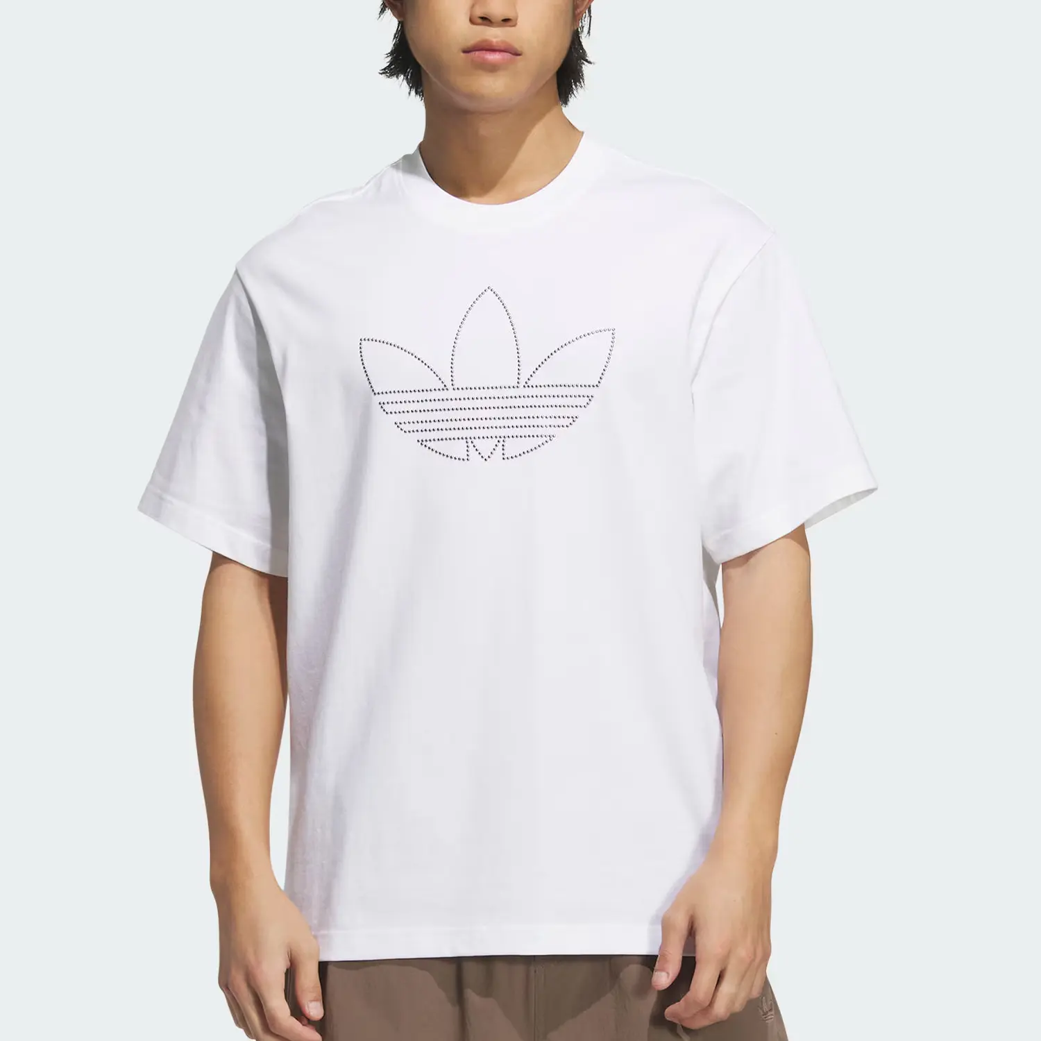 Футболка Unisex SS25 GRFX Q1 Adidas Originals, белый — фото 2