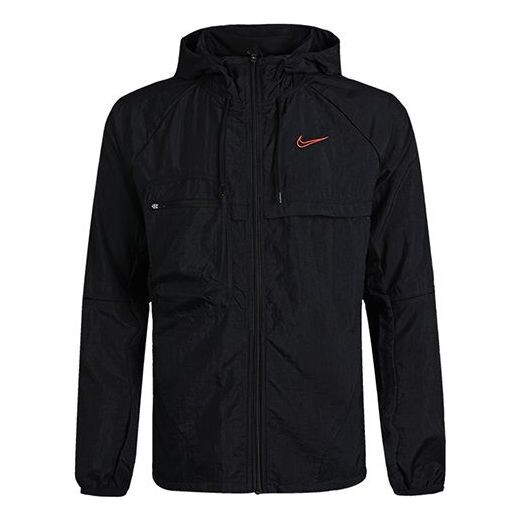 

Куртка Men's Nike Logo Sports Hooded Jacket Black, черный