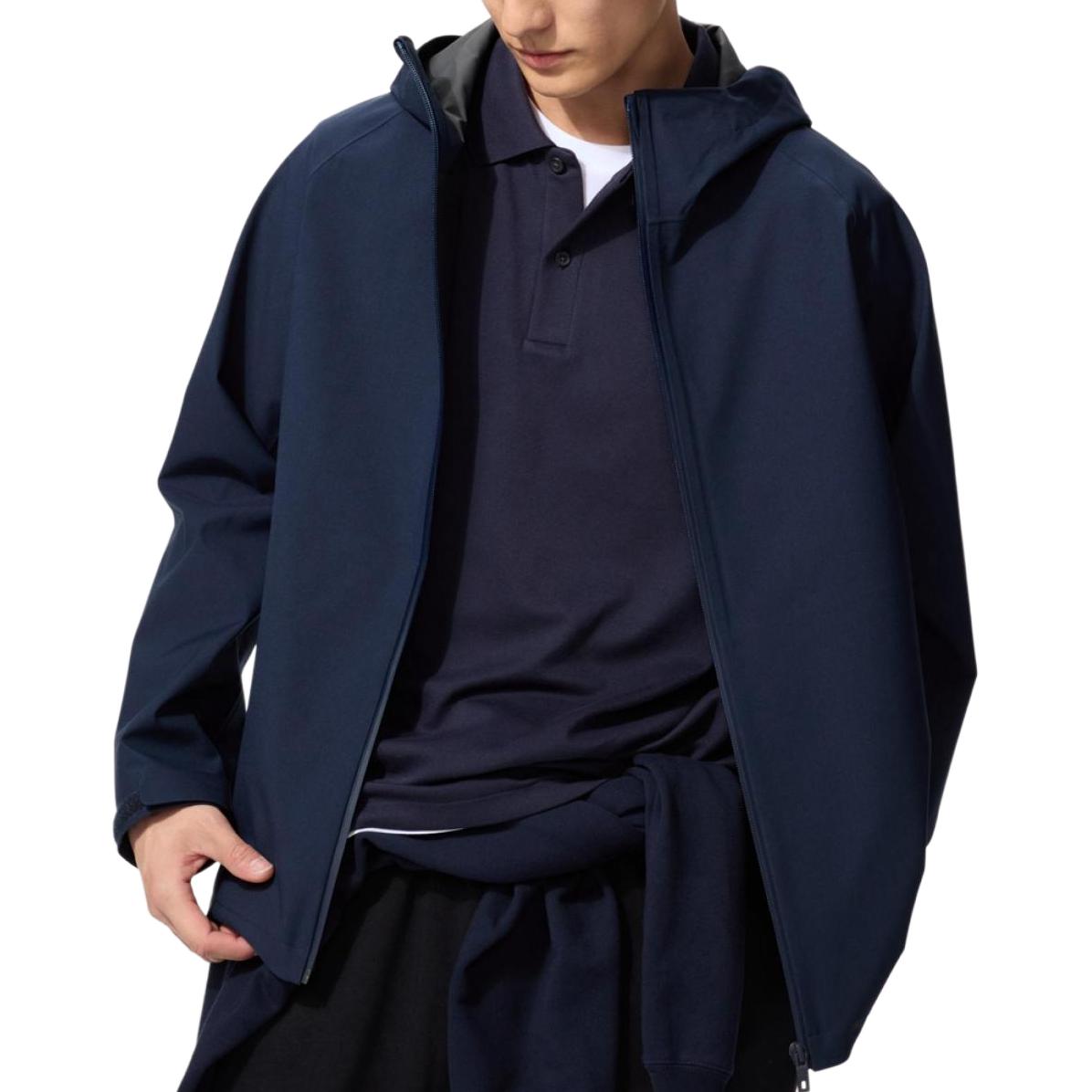 

UNIQLO Куртка мужская темно-синяя, Navy Blue