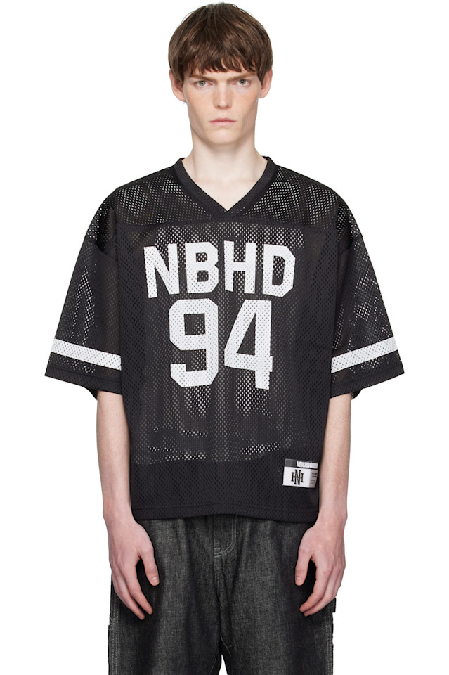 

Хоккейная футболка с V-образным вырезом Neighborhood, черный