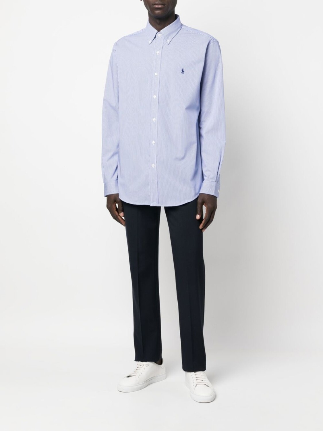 

Polo Ralph Lauren рубашка с вышитым логотипом, синий