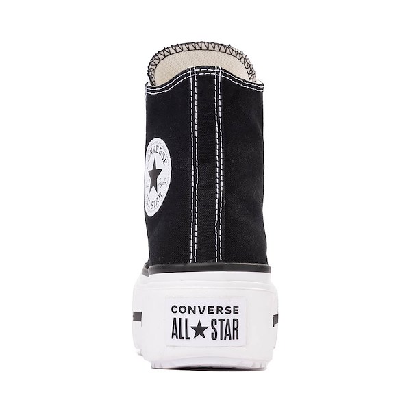 Кроссовки Converse Chuck Taylor All Star Lift Double Stack High-Top Sneaker, черный/белый — фото 4