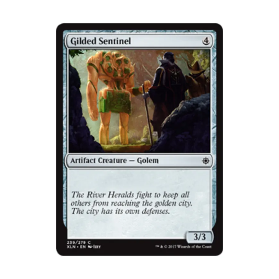 

CCG Позолоченный страж (клавиша C), MTG - Ixalan