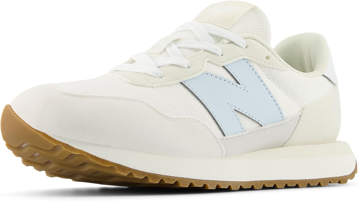

Кроссовки New Balance Kids 237 V1 на шнуровке, Frosted Glass/Sea Salt
