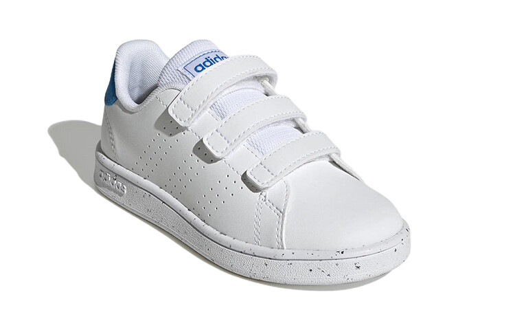 Детские кроссовки для скейтбординга ADVANTAGE PS Low-top Белый/Королевский синий Adidas Neo — фото 3