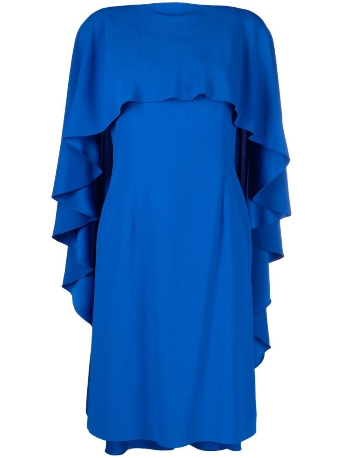 

Alberta Ferretti платье с оборками, синий