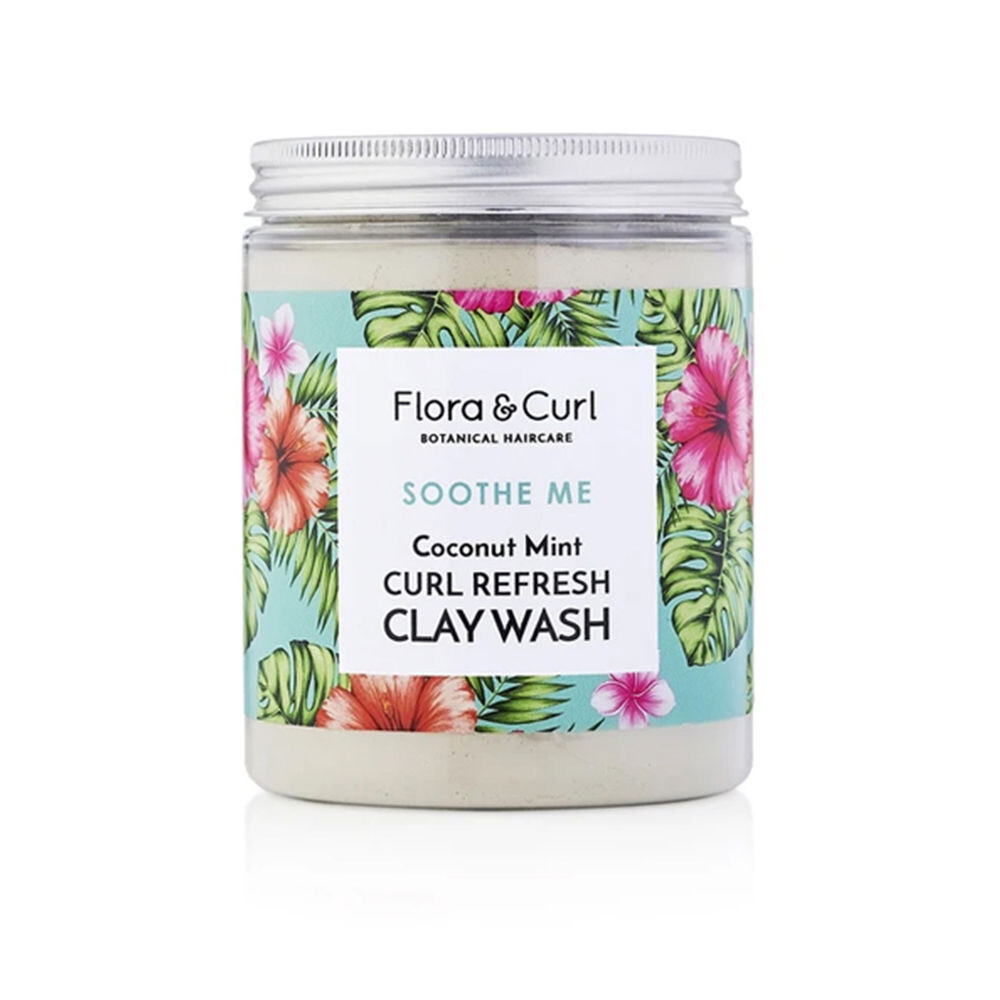 

Очищающий шампунь Soothe Me Coconut Mint Curl Refresh Clay Wash Flora And Curl, 260 гр