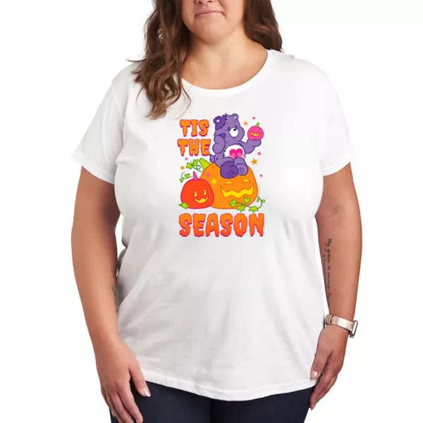 

Футболка Plus Size с принтом Care Bears "Время Хэллоуина" Licensed Character, белый