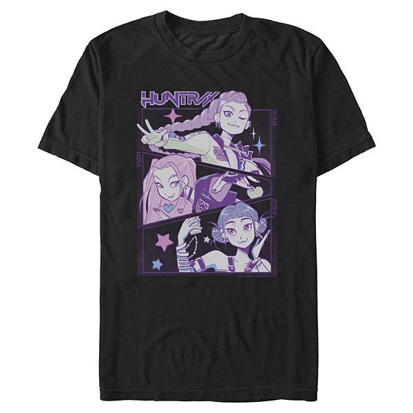 

Футболка с принтом Men's kpop demon hunters group portraits Licensed Character