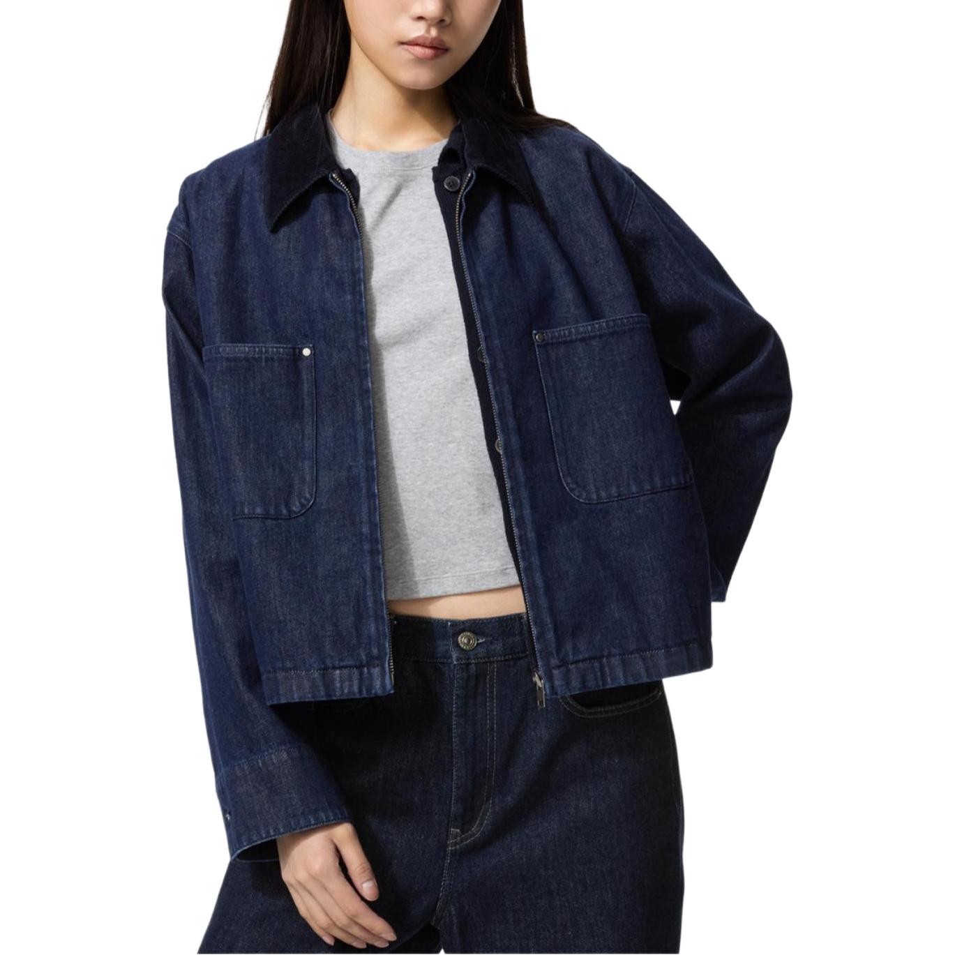 

UNIQLO Куртка женская темно-синяя, Navy Blue