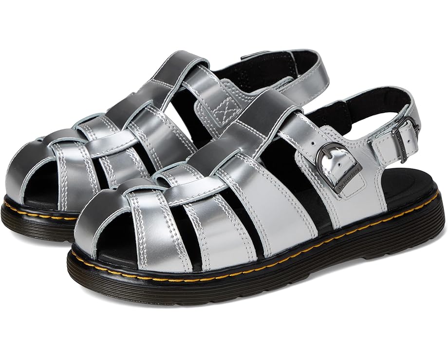 

Сандалии Dr. Martens Kid's Collection Caarys, серебряный