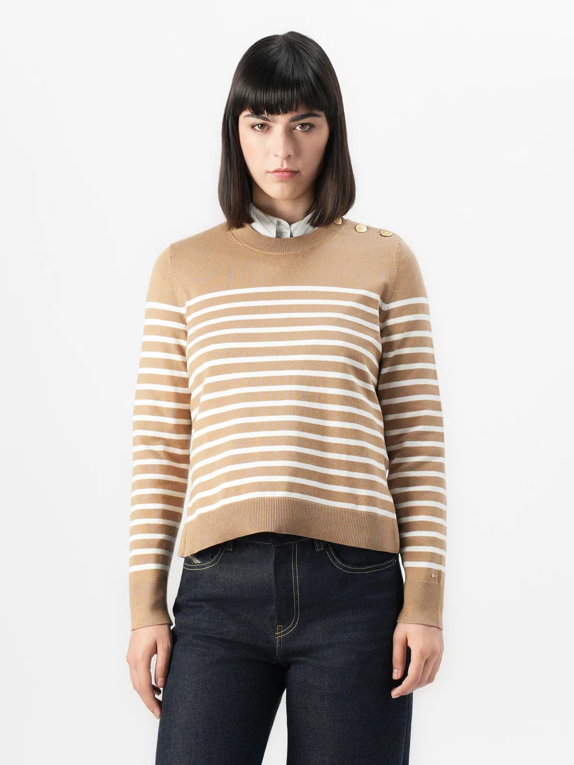 Свитер Tommy Hilfiger, Camel — фото 2