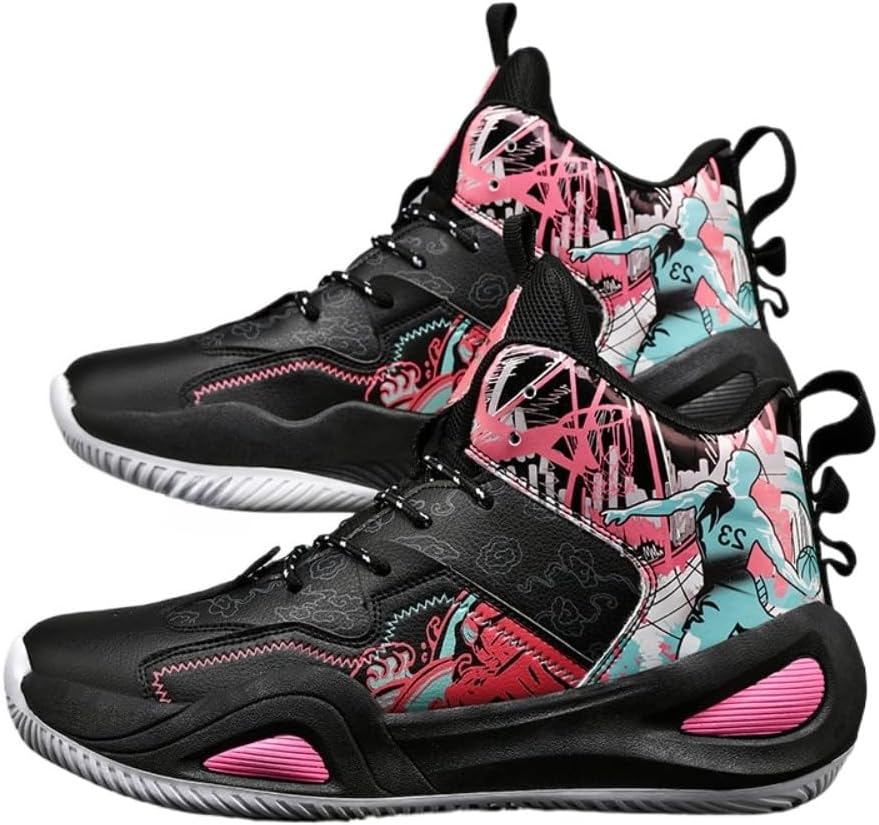 

Унисекс баскетбольные кроссовки для мужчин и женщин, легкие спортивные кроссовки с амортизацией, противоскользящие, дышащие, для тренировок в зале и занятий спортом на улице Spedify, черный