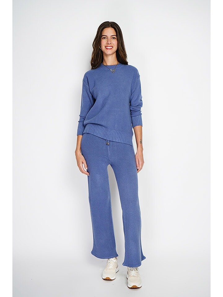 

Пуловер William de Faye 2tlg. Outfit, синий