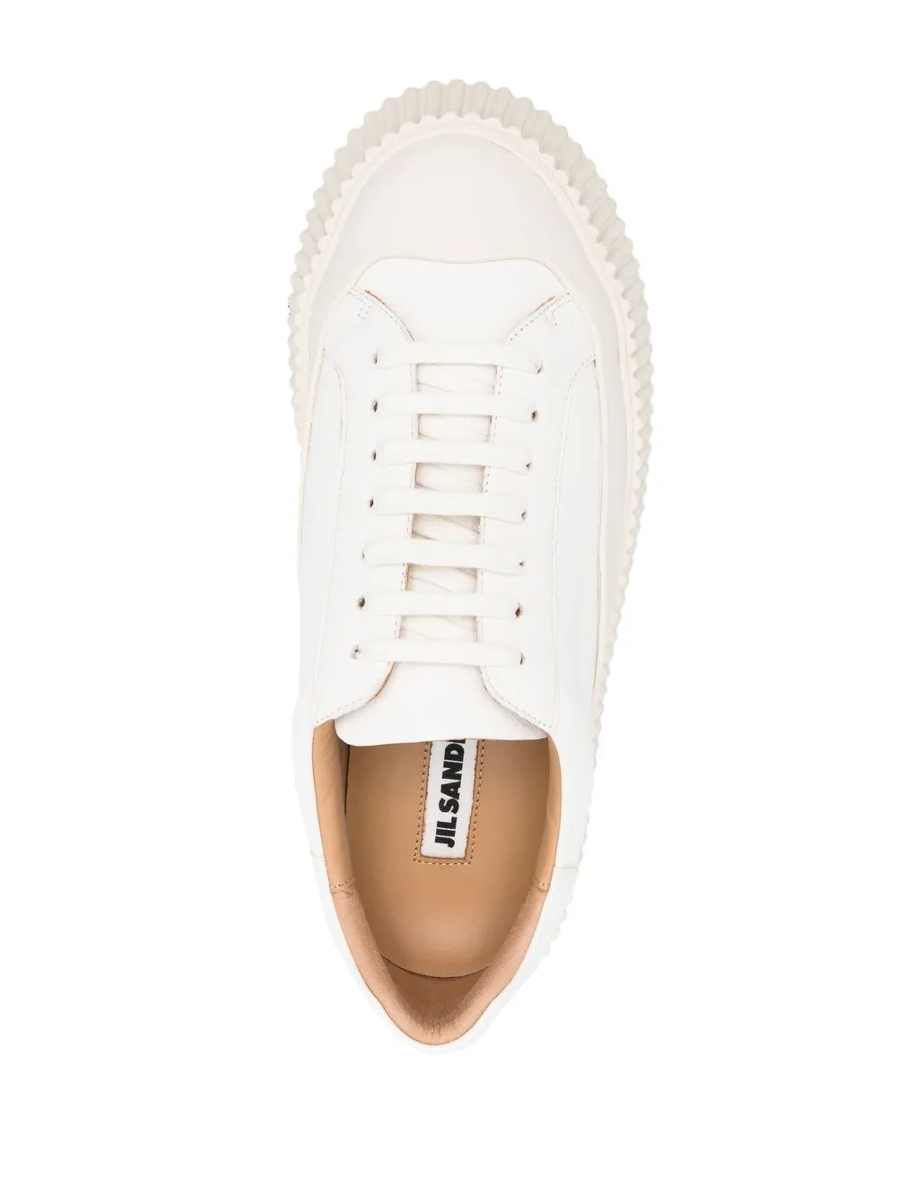 Кроссовки на платформе JIL SANDER, белый — фото 4