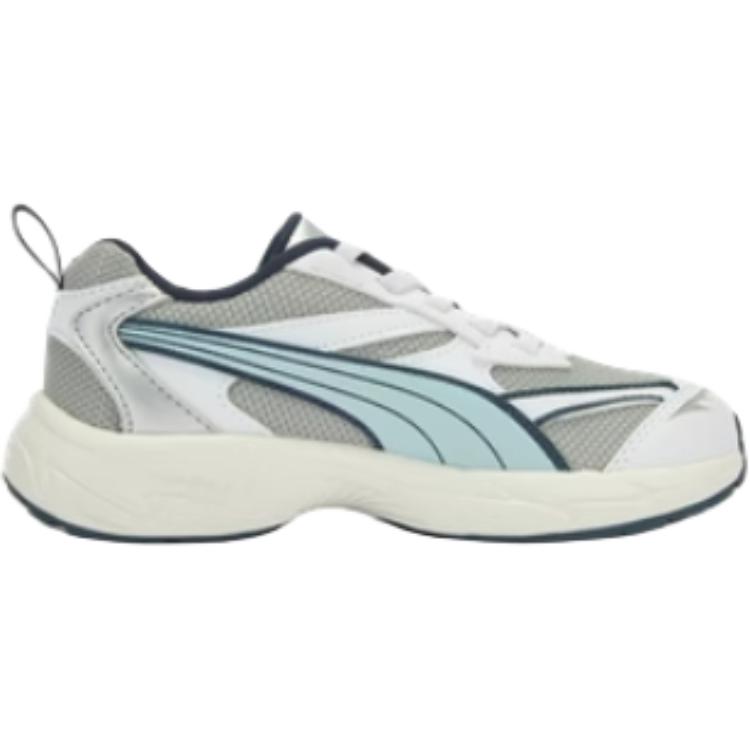 PUMA Morphic Abrasion Resistant Low top детские повседневные кроссовки Gray Blue Kids' — фото 3