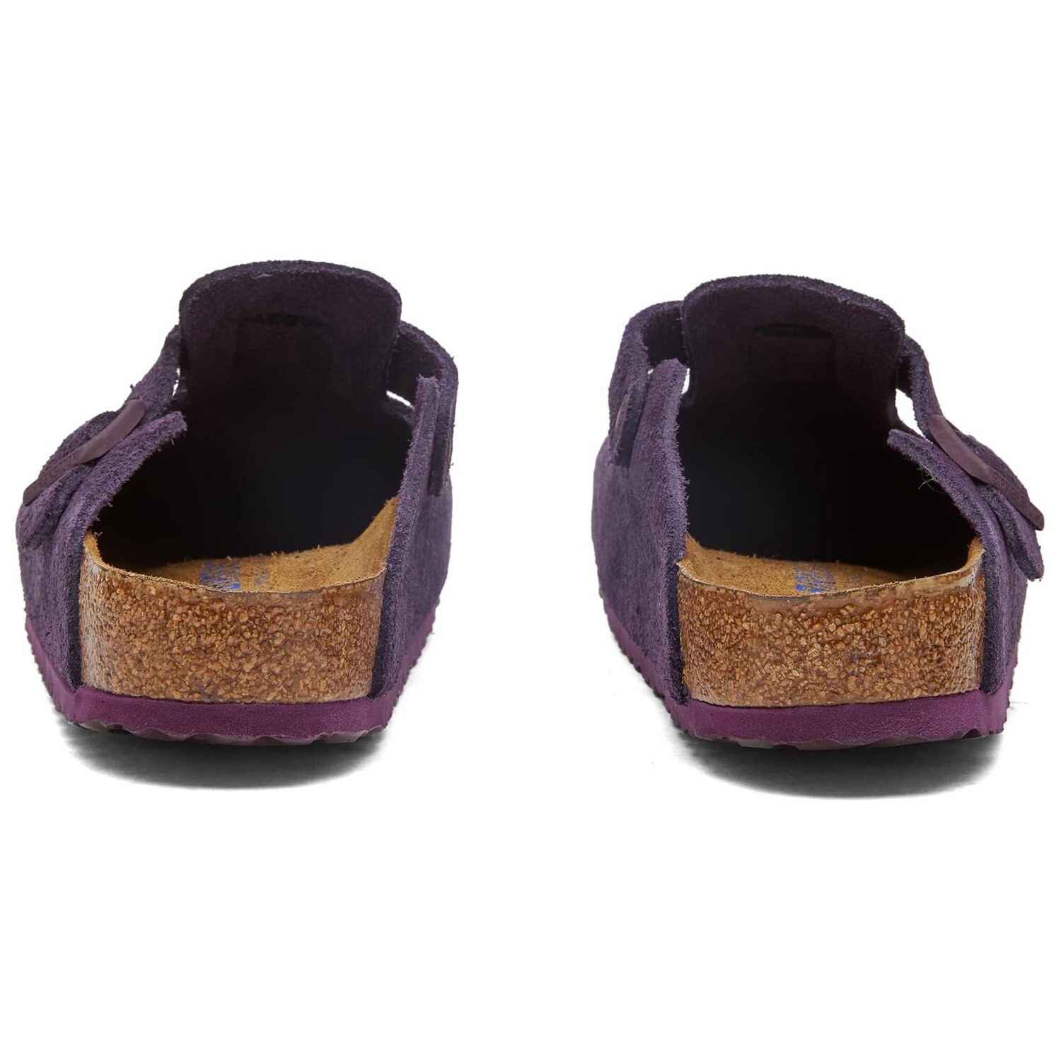 Бостон Мягкая Стелька Замша Винный Birkenstock — фото 4