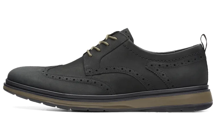 Clarks Кожаные повседневные ботинки Chatterjee Collection для мужчин, черные