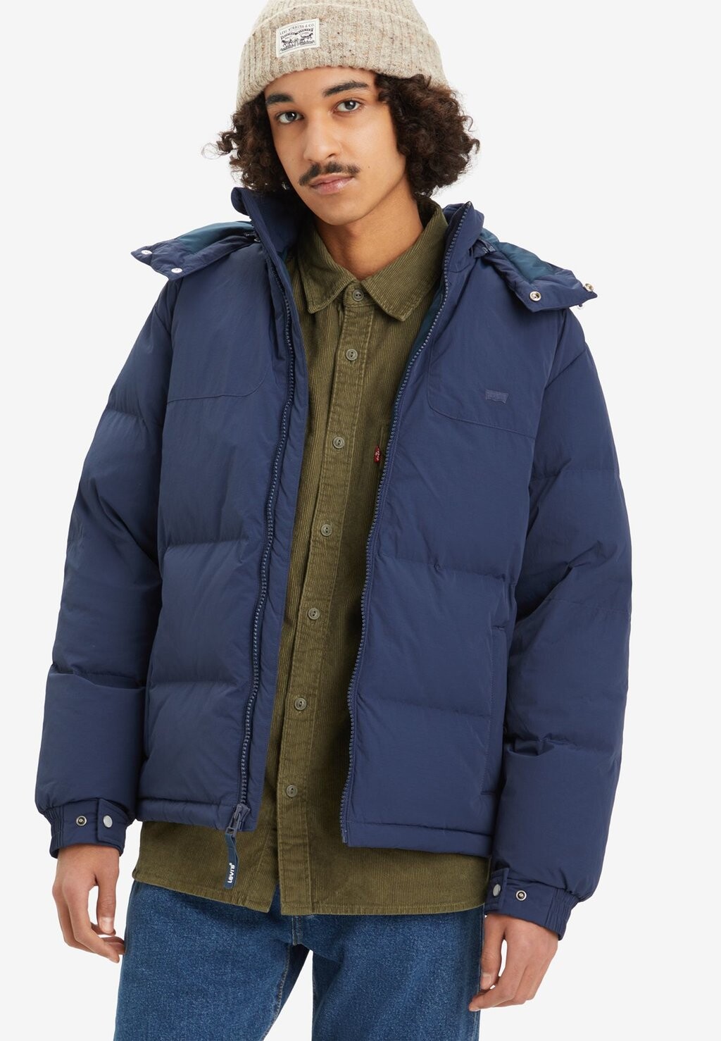 

Зимняя куртка ROCKRIDGE SHORT PUFFER Levi's®, темно-синий