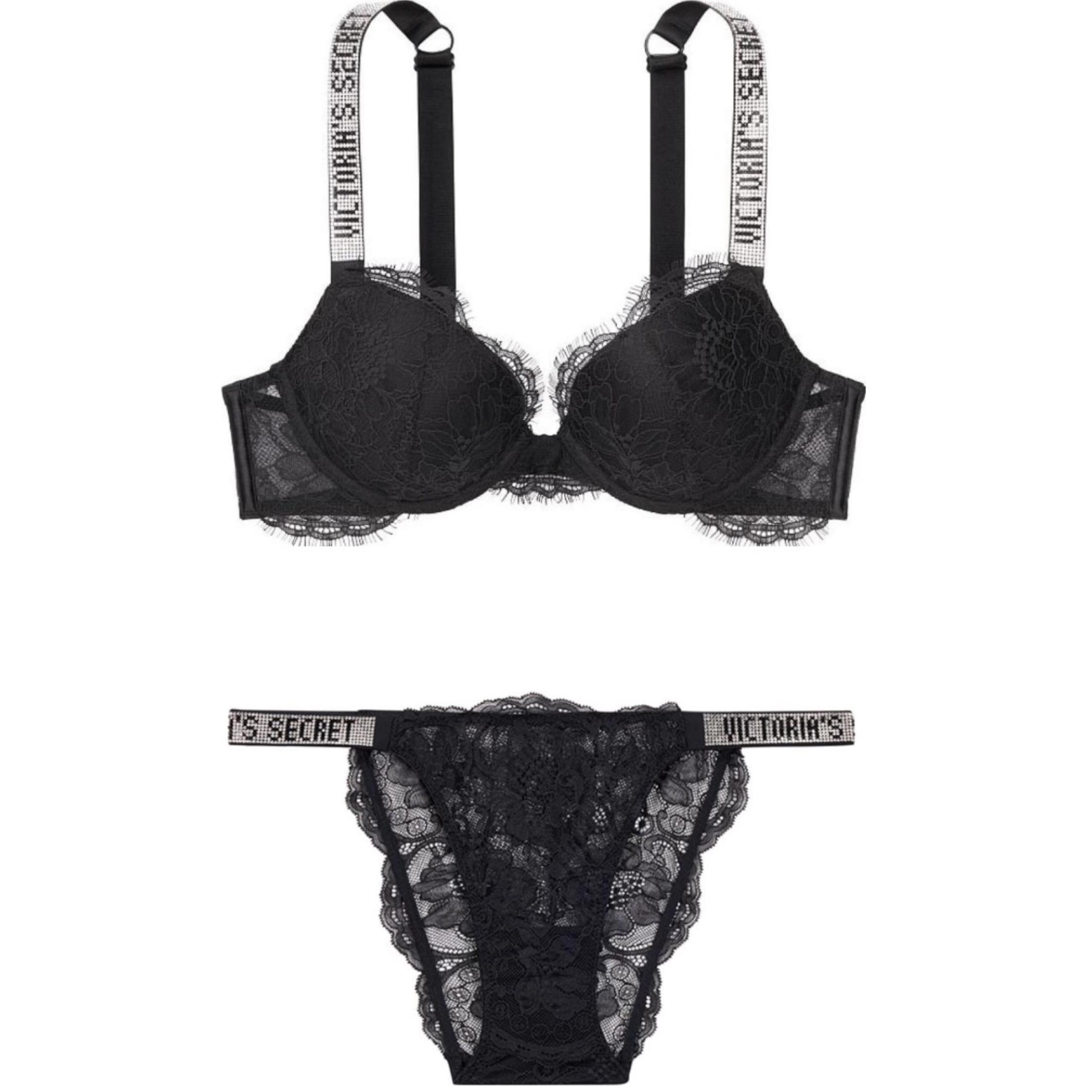 

Victoria's Secret Комплект нижнего белья женский черный