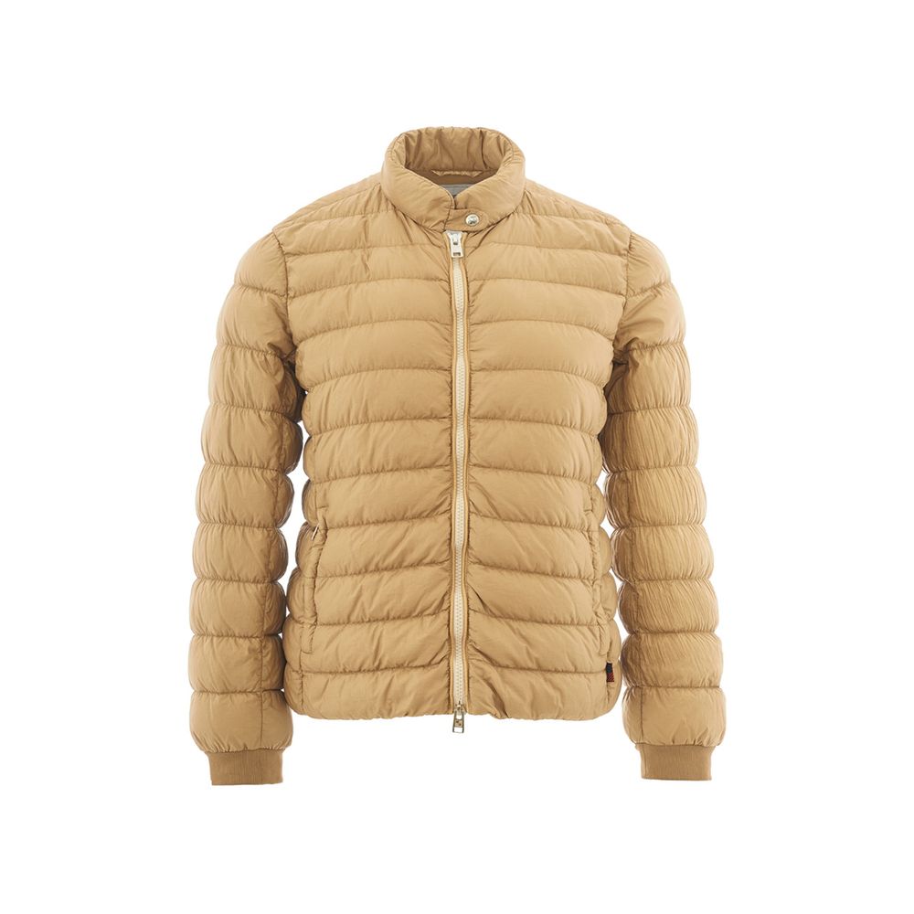 

Бежевое зимнее пальто из полиамида Chic Woolrich