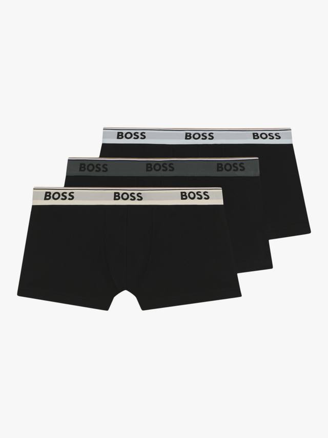 

Трусы BOSS Cotton HUGO BOSS, Pack of 3, Black