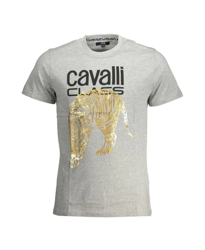 

Смелый футболка с тигровым принтом Cavalli Class, коричневый