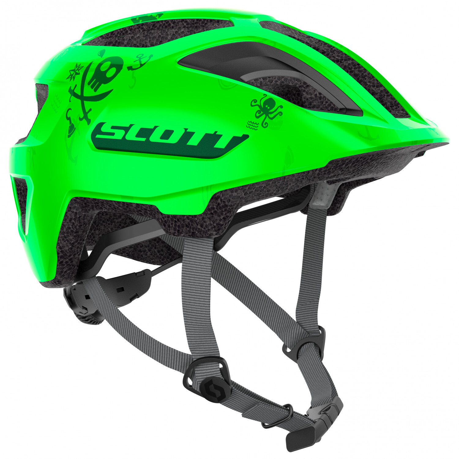 

Велосипедный шлем Scott Kid's Helmet Spunto (CE) Junior, цвет Fluo Green