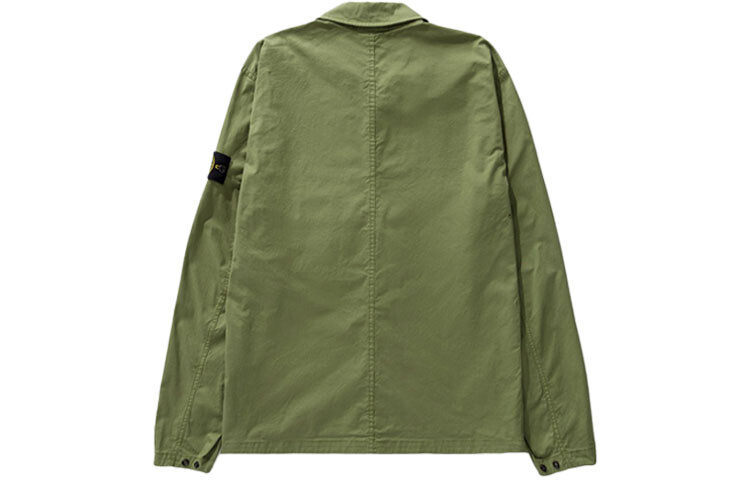 Куртка мужская Stone Island с карманом, зеленый — фото 2