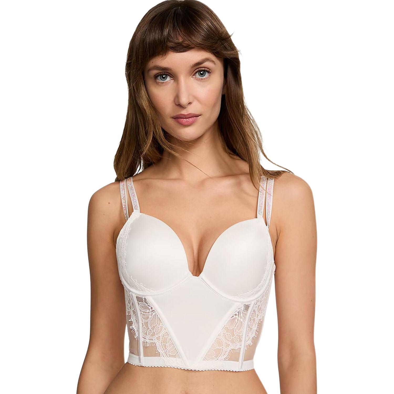 Victoria's Secret Женский комплект нижнего белья Coconut Milk White — фото 2