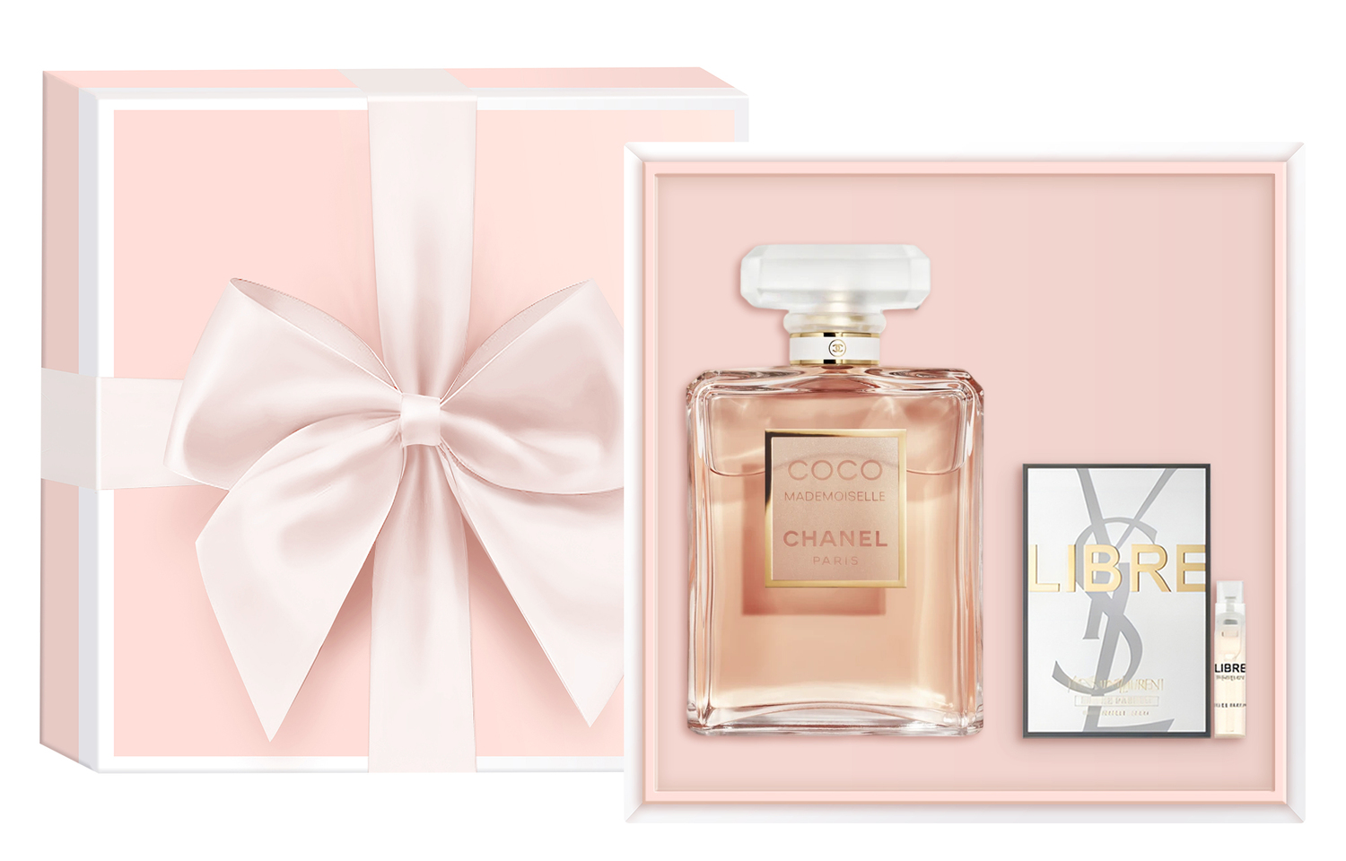 

Набор пробников женских ароматов Miss Cocoa в коробке с бантом комплекты одежды парфюмированная вода EDP подарок для девушки CHANEL