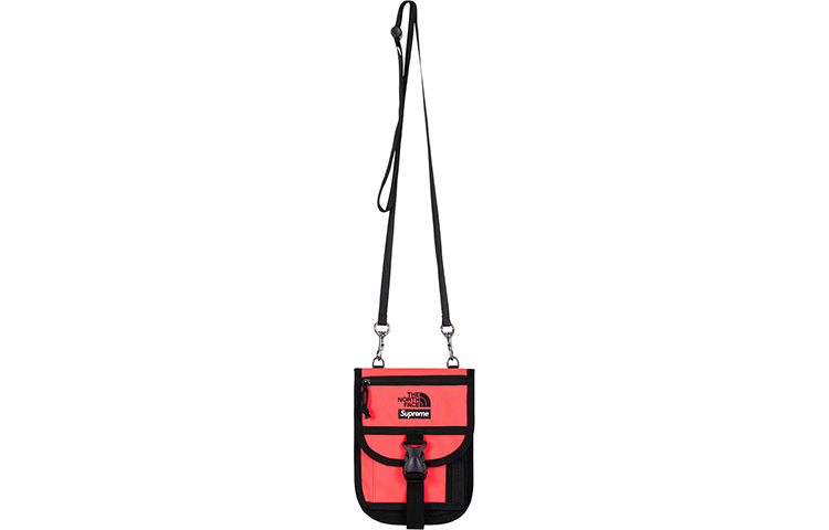 

Supreme Сумка кроссбоди The North Face Collaboration Nylon Regular Unisex ярко-красная, Bright Red
