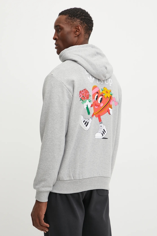 

Хлопковая худи MBN HOODIE Adidas Originals, серый