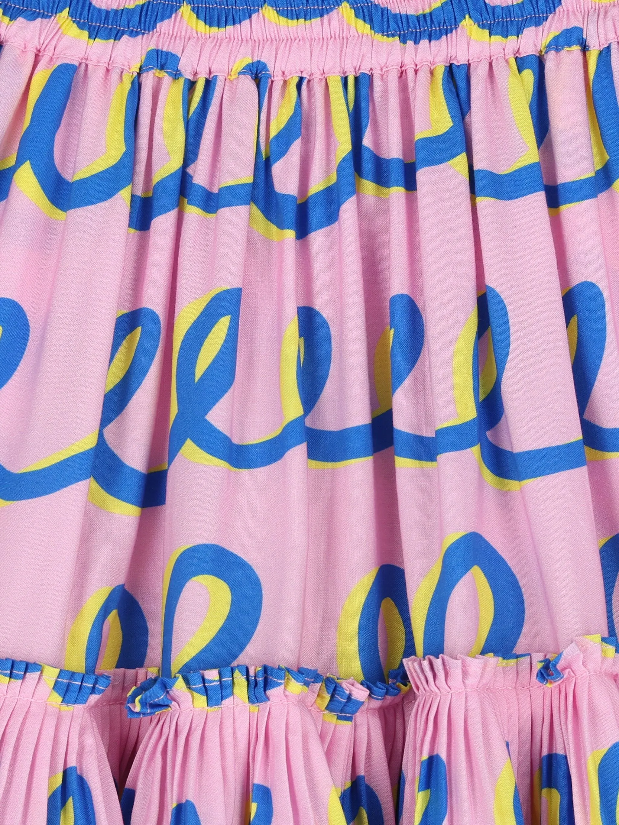 Плиссированная юбка Stella Mccartney Kids, розовый — фото 3