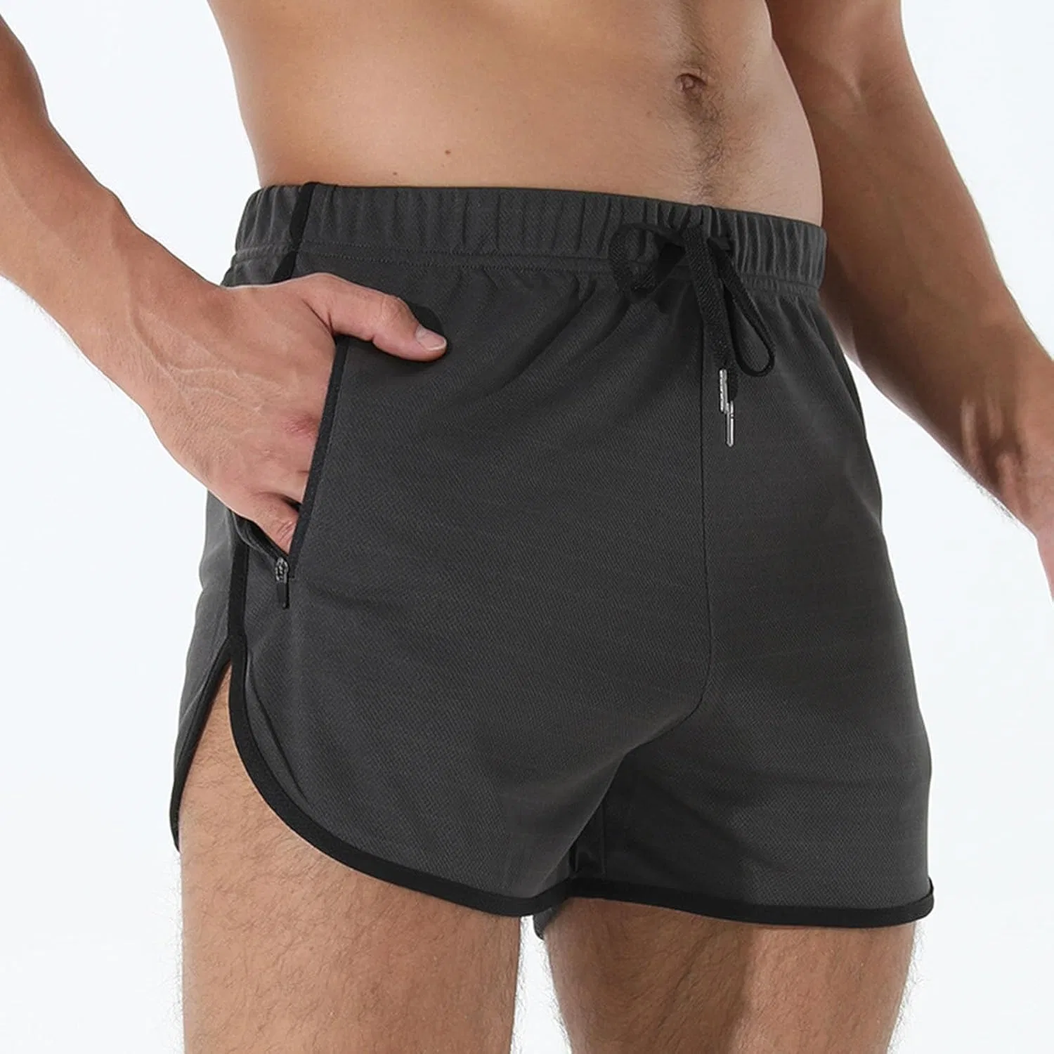 Спортивные шорты Mens Color Block Athletic Shorts, серый — фото 2