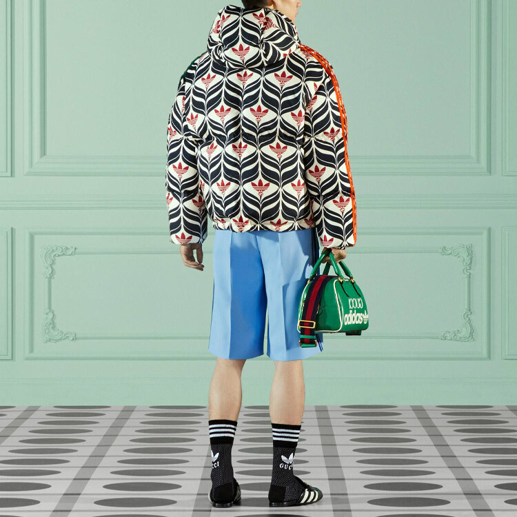 Шорты мужские Adidas Originals X Gucci, синие — фото 3