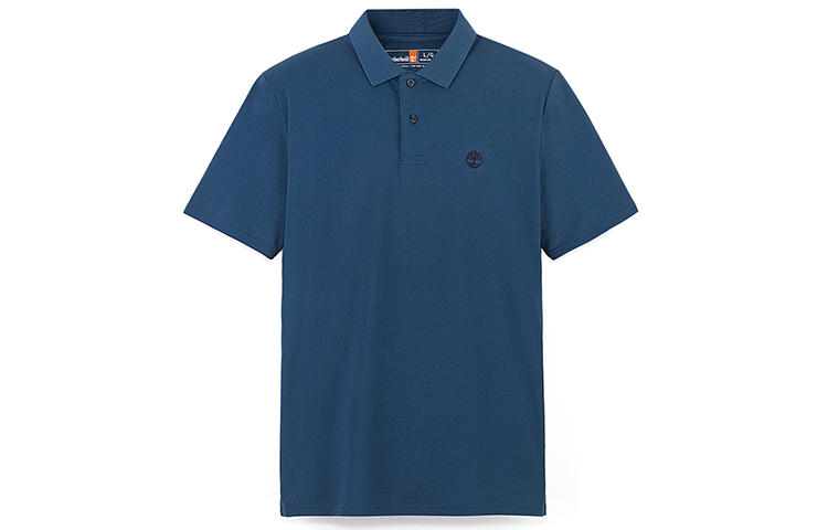 

Футболка поло мужская темно-синяя Timberland