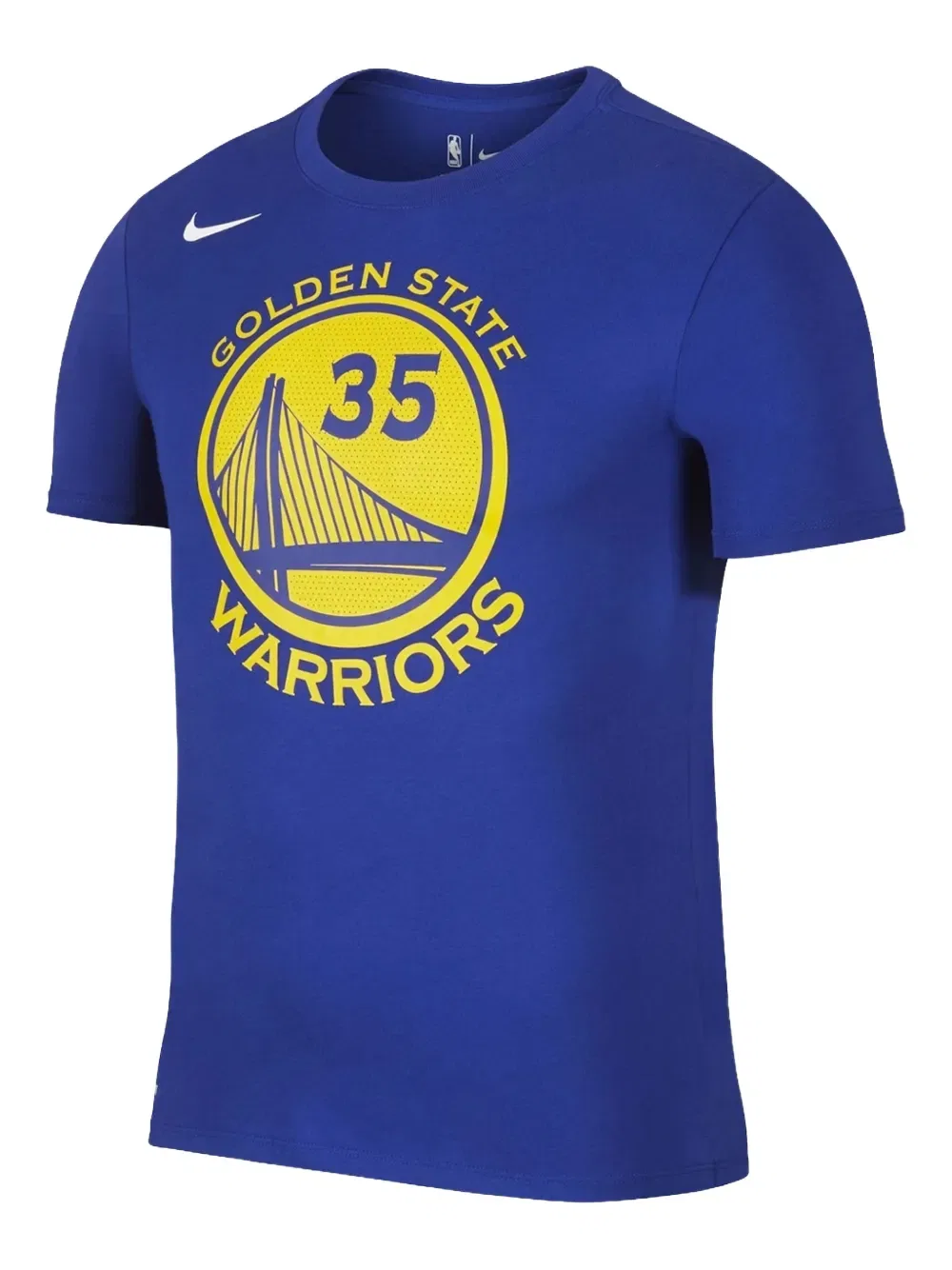 Футболка с круглым вырезом с символикой команды Golden State Warriors (НБА) Nike, синий — фото 2