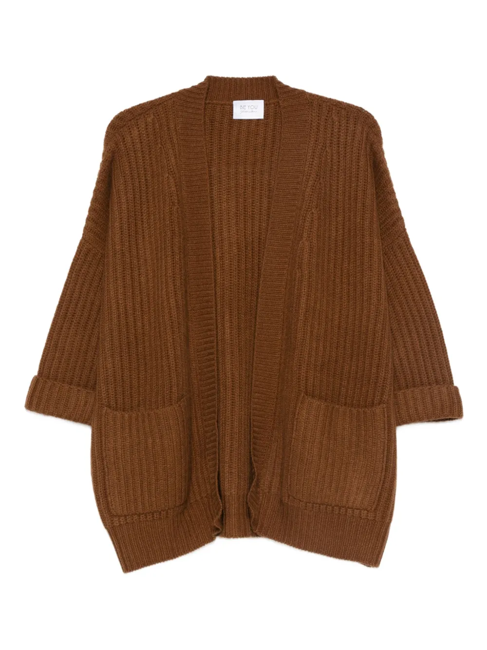 

Кардиган без застежки Beyou, коричневый