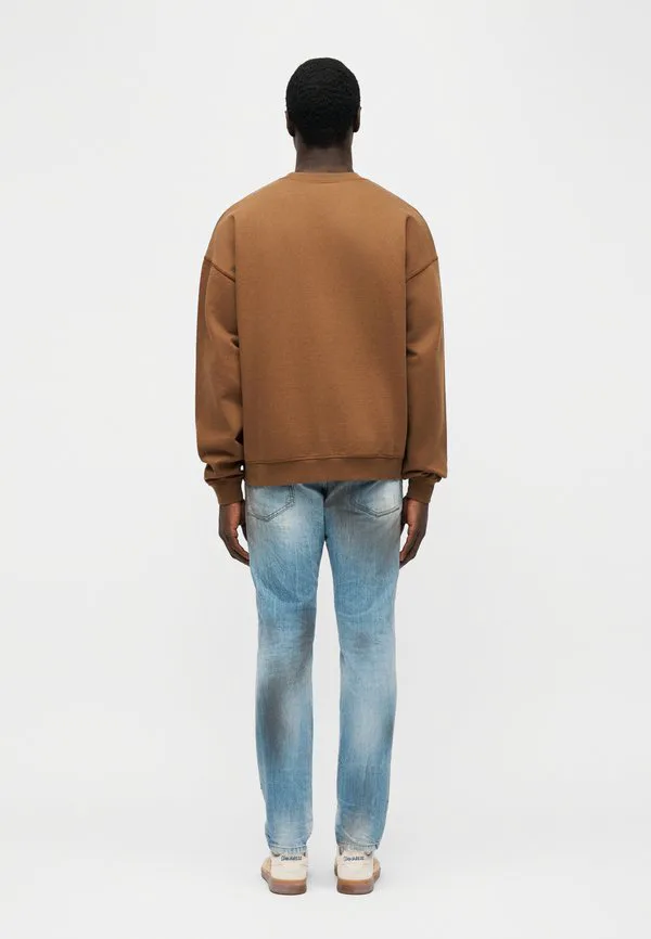 Фирменная толстовка свободного кроя с круглым вырезом Dsquared2, Chocolate — фото 4