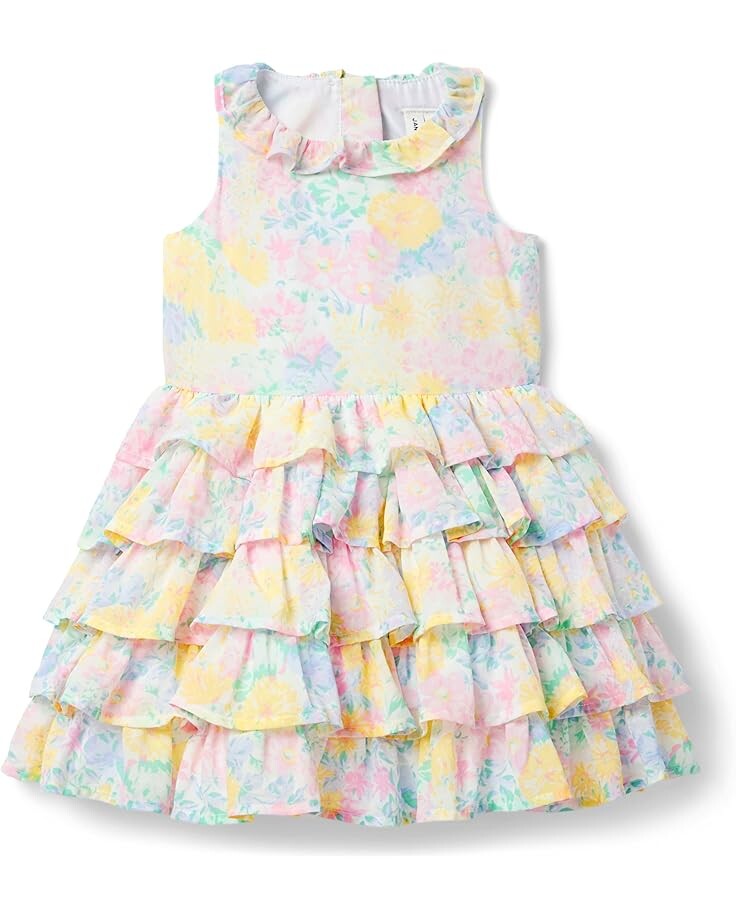 

Платье Janie and Jack Tiered Floral Dress, разноцветный